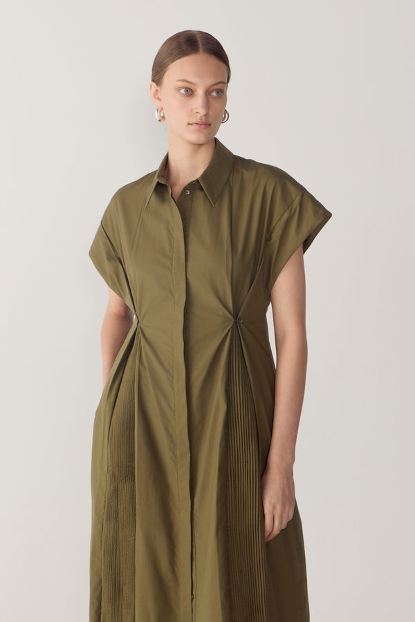 Augustine Dress | Jeep Cotton Tencel