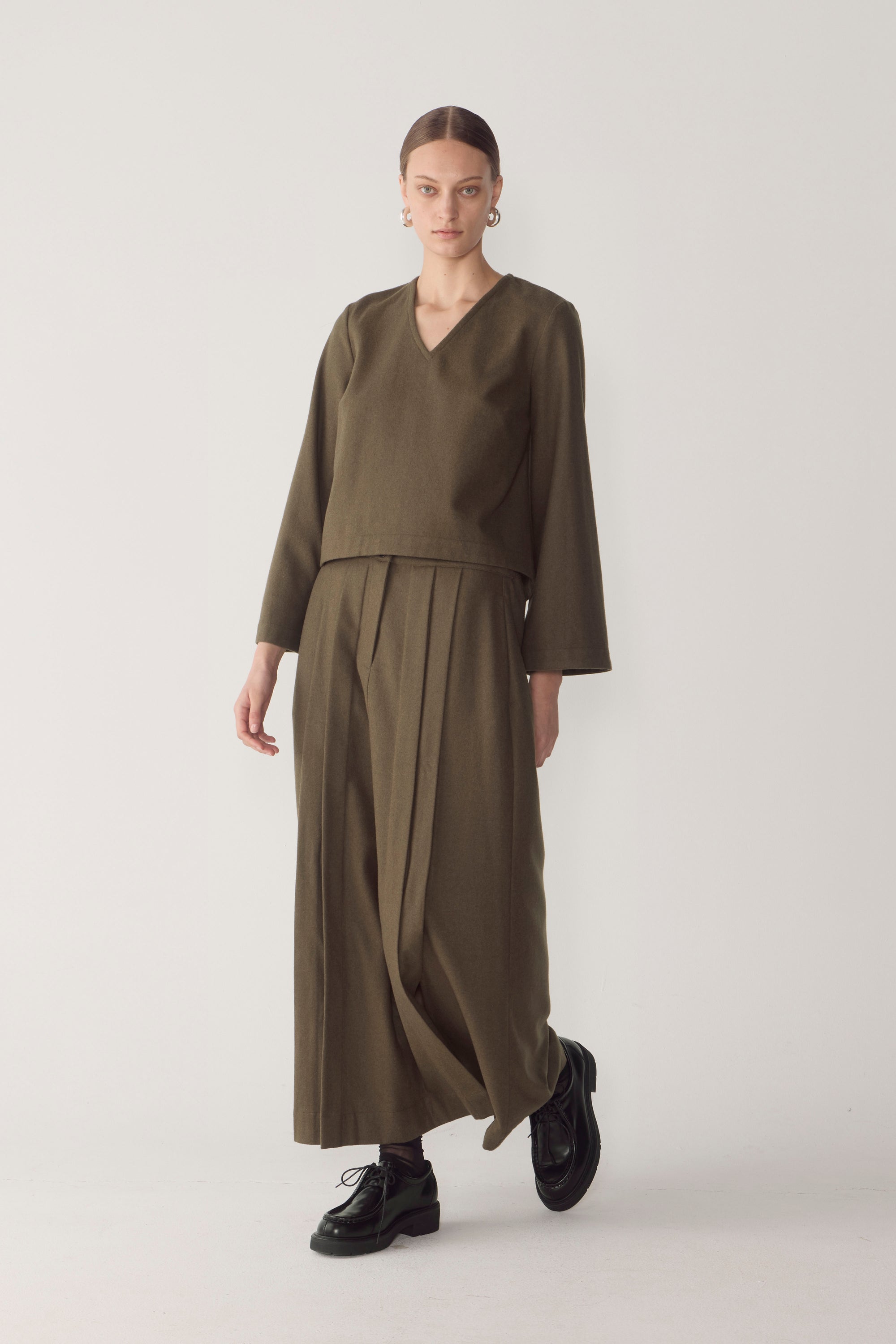 Avery Top | Carob Wool Blend