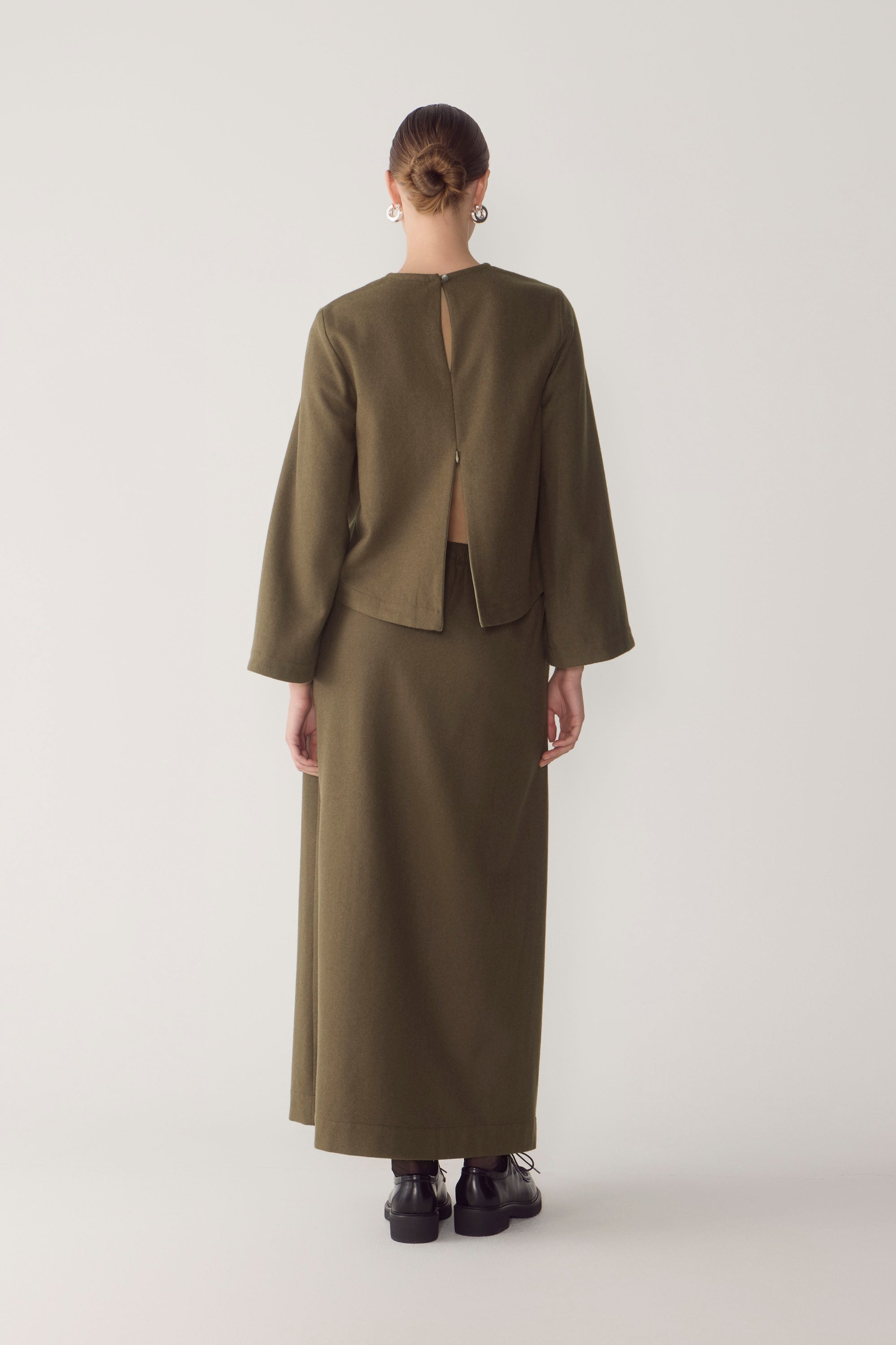 Avery Top | Carob Wool Blend