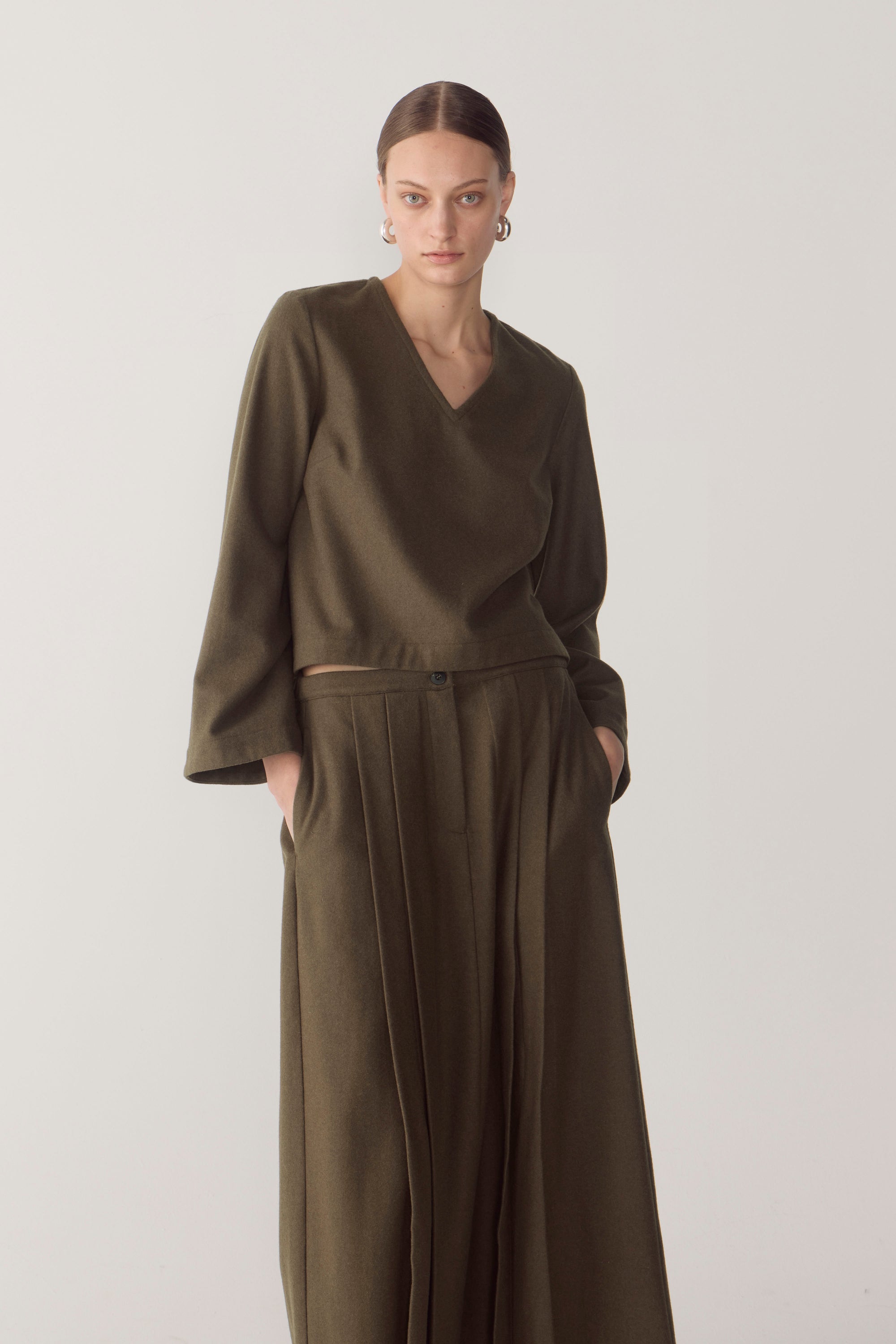 Avery Top | Carob Wool Blend