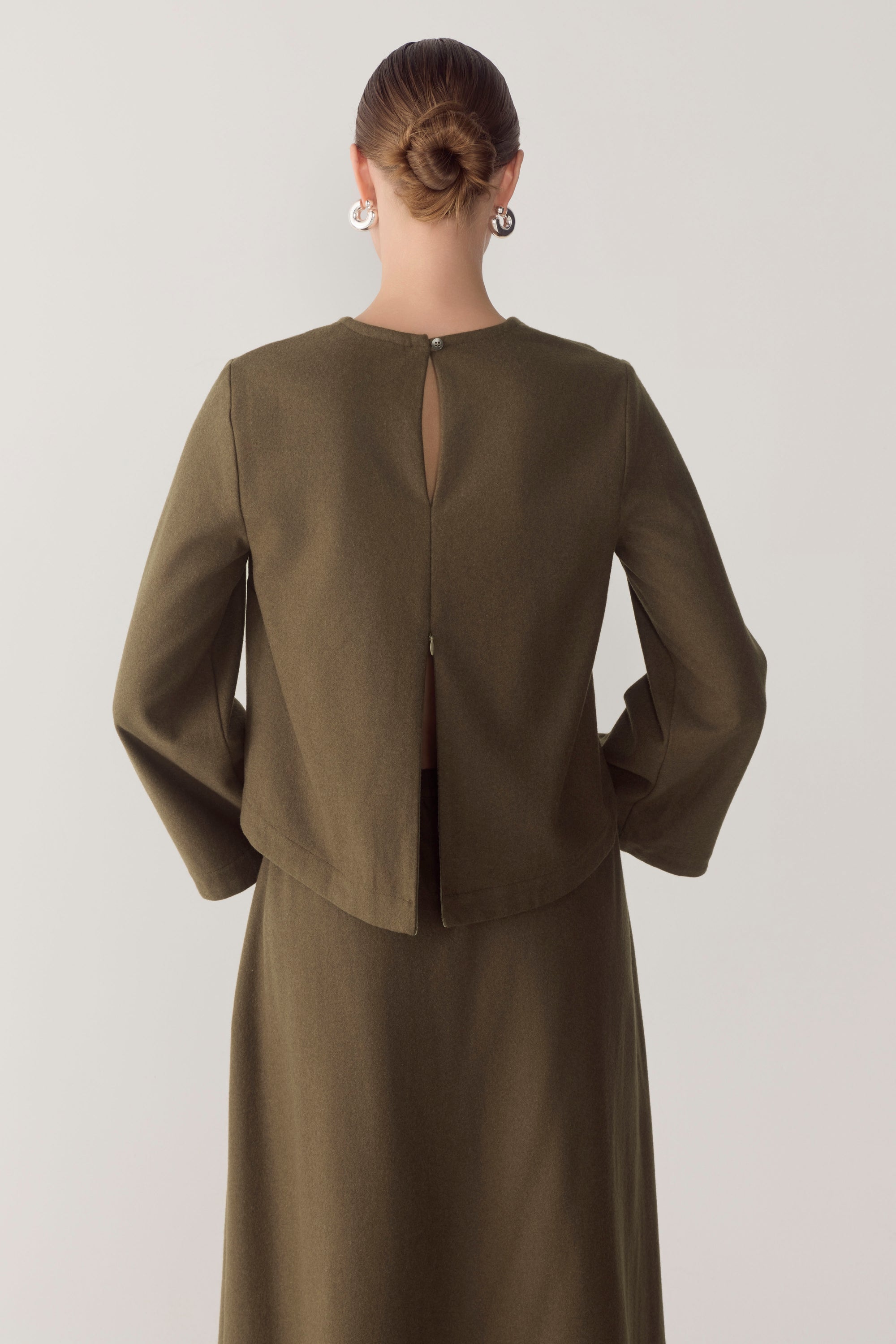 Avery Top | Carob Wool Blend