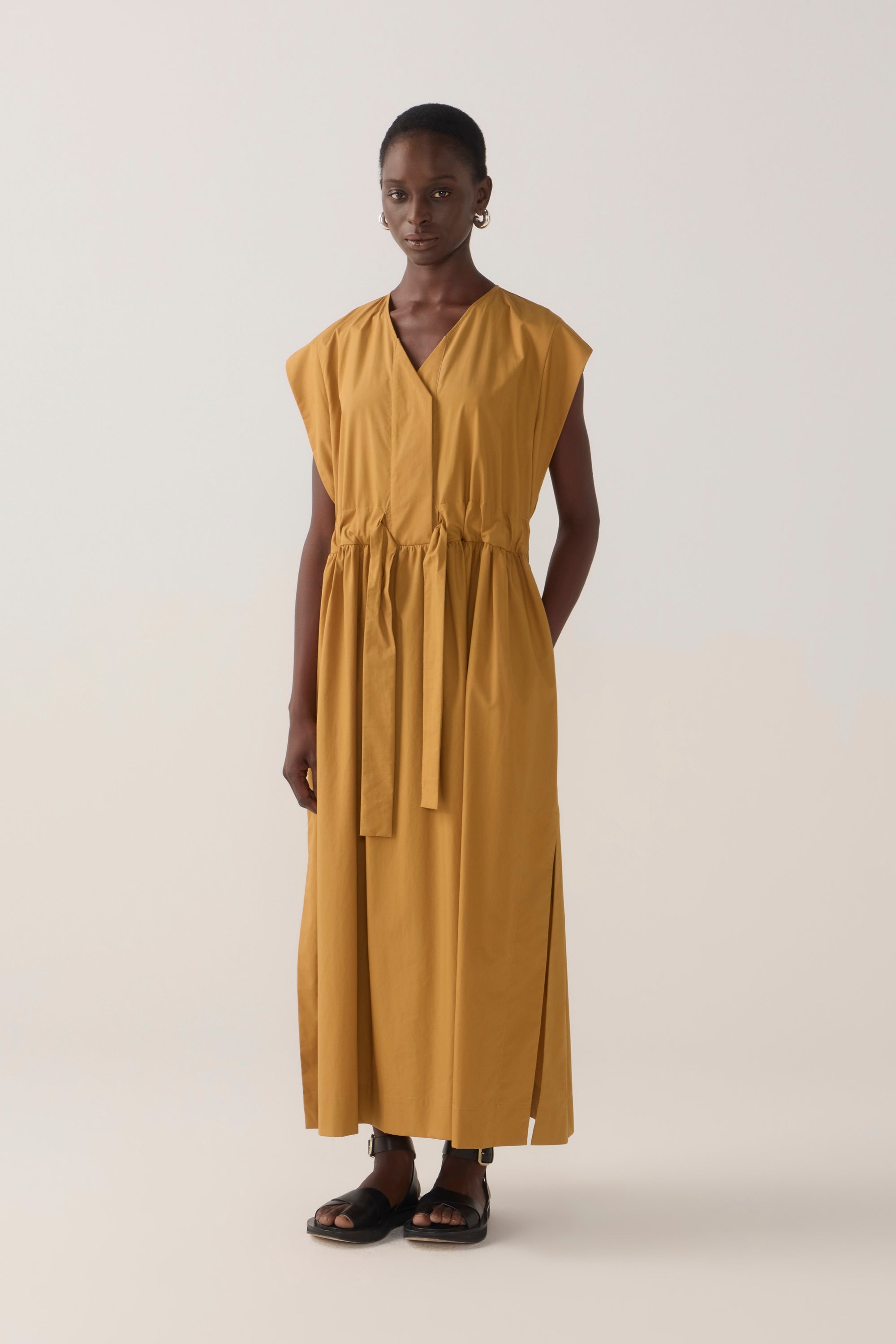 Arden Dress | Ginger Cotton Tencel