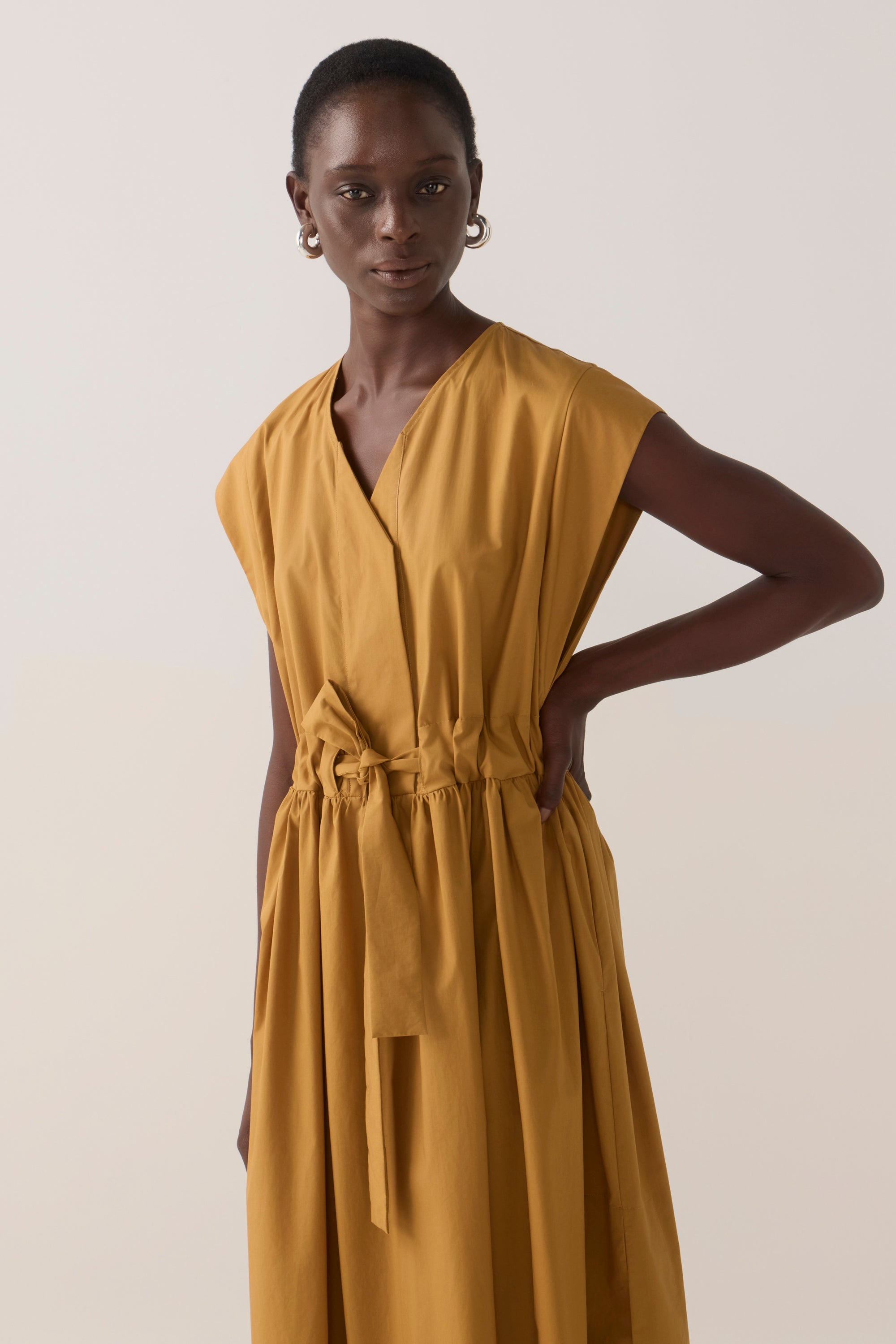 Arden Dress | Ginger Cotton Tencel