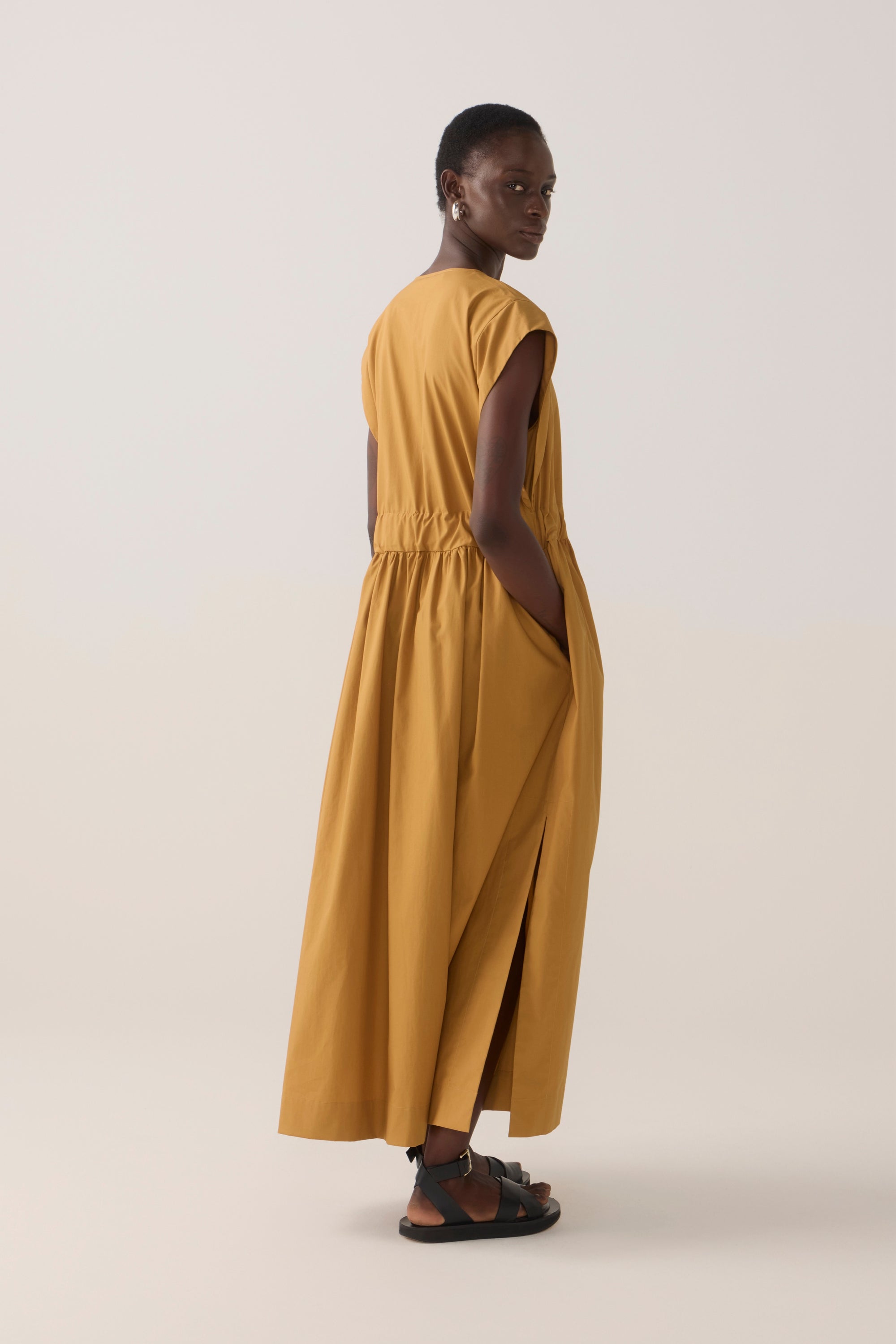 Arden Dress | Ginger Cotton Tencel