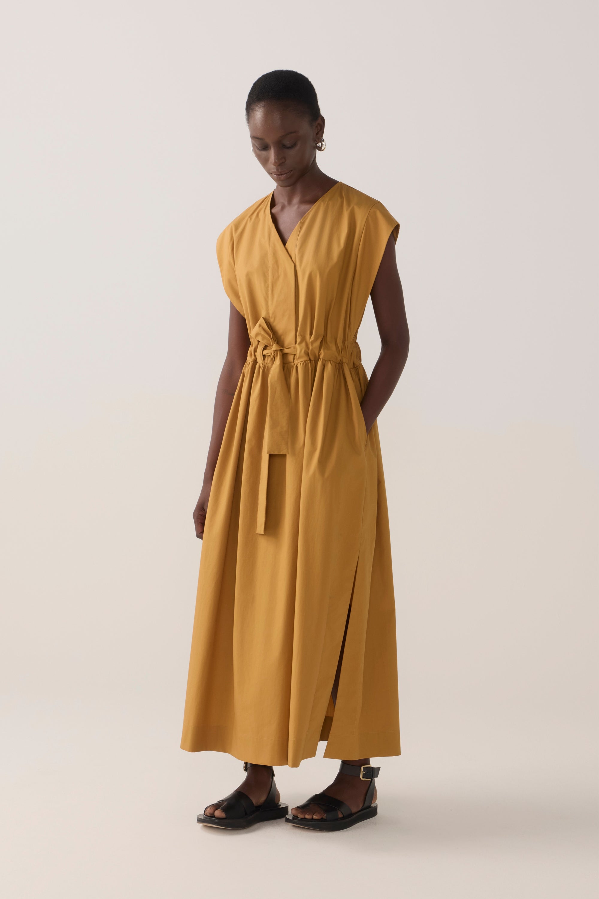 Arden Dress | Ginger Cotton Tencel