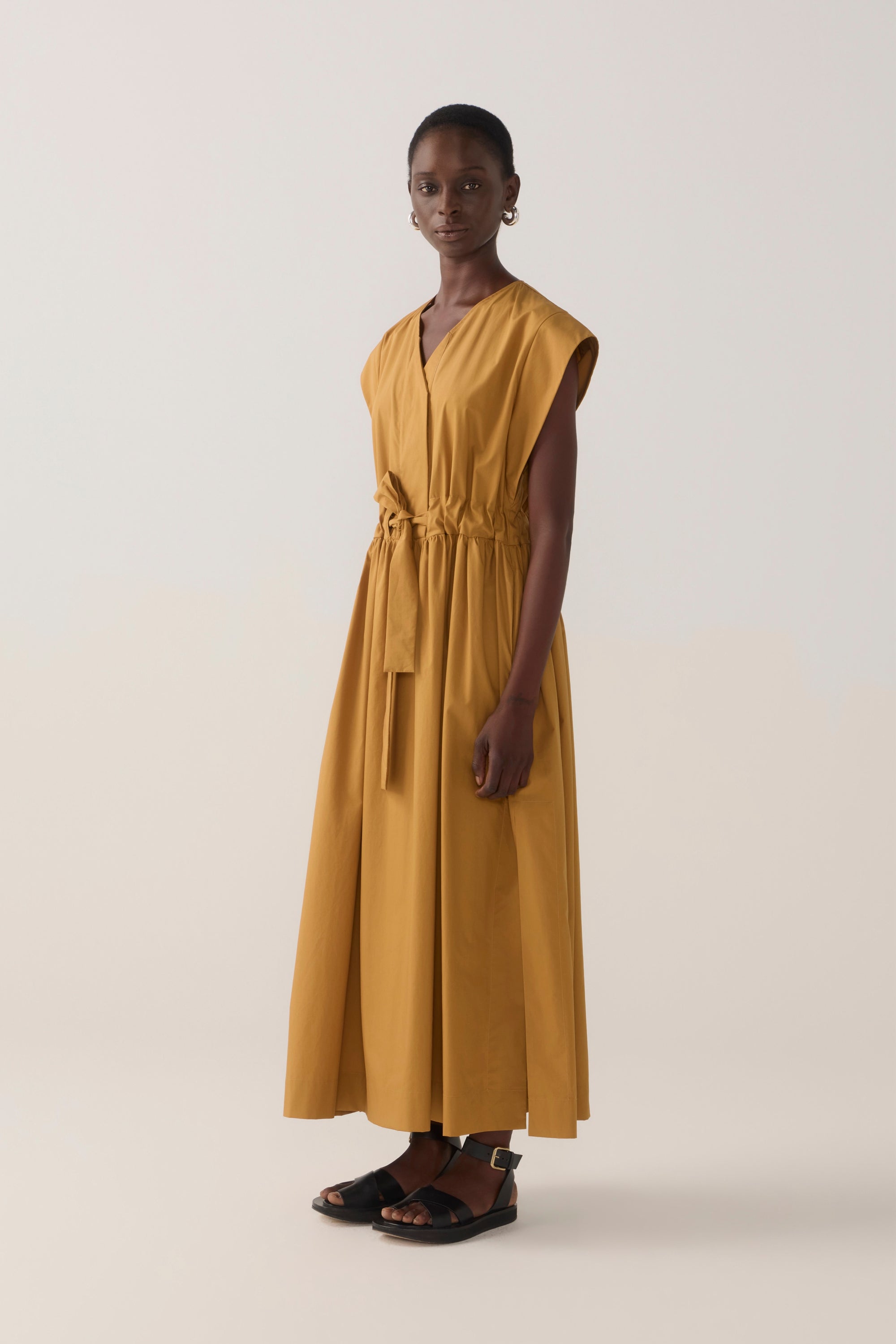 Arden Dress | Ginger Cotton Tencel