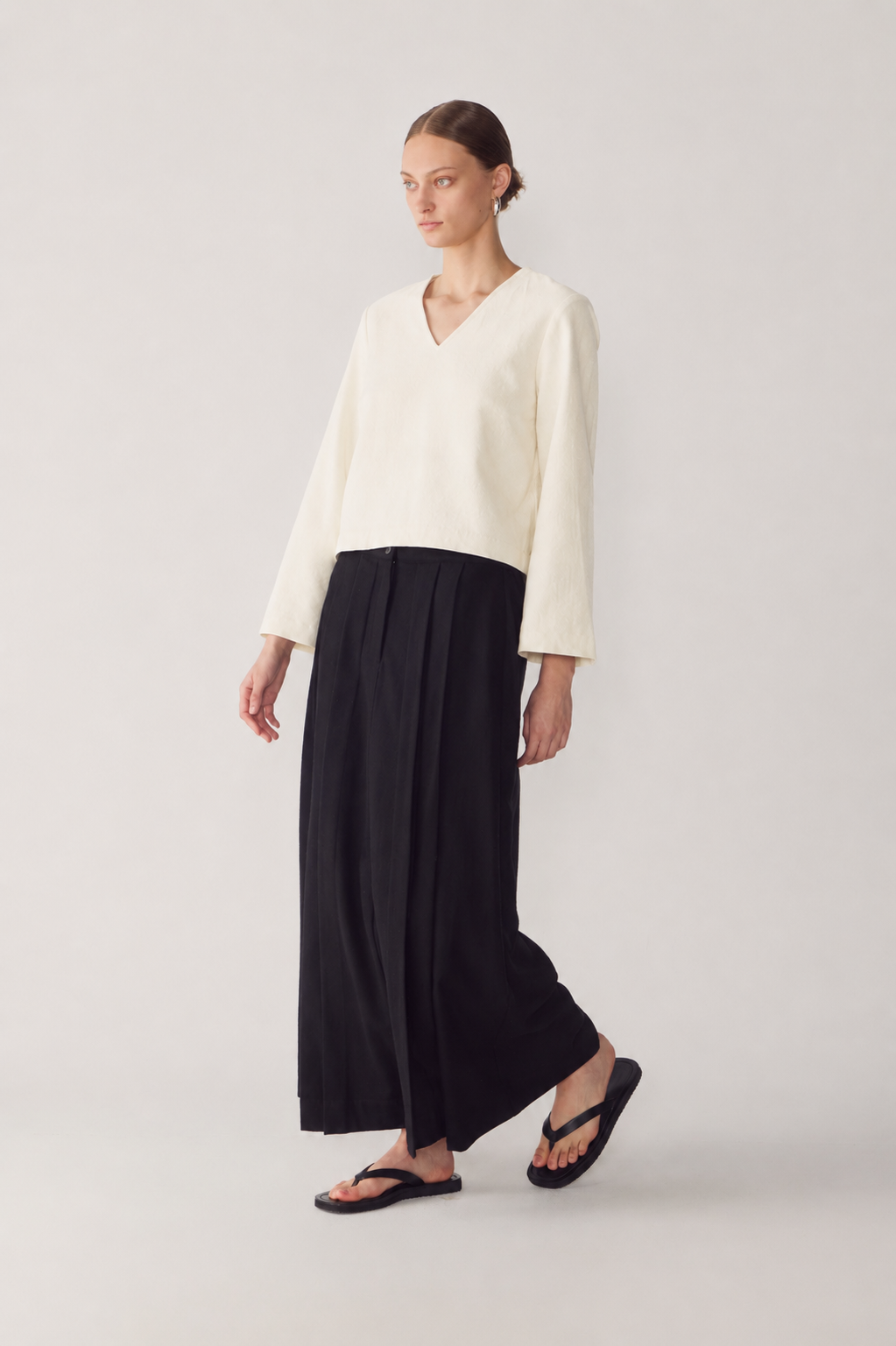 Avery Top | Ivory Wool Blend