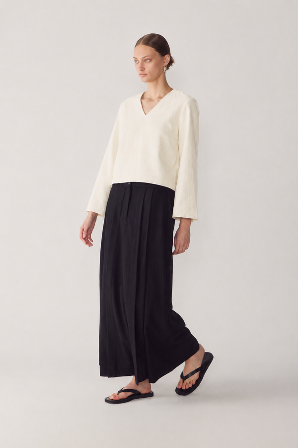 Avery Top | Ivory Wool Blend