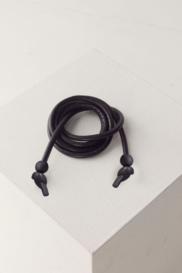 Asena Belt | Black Leather