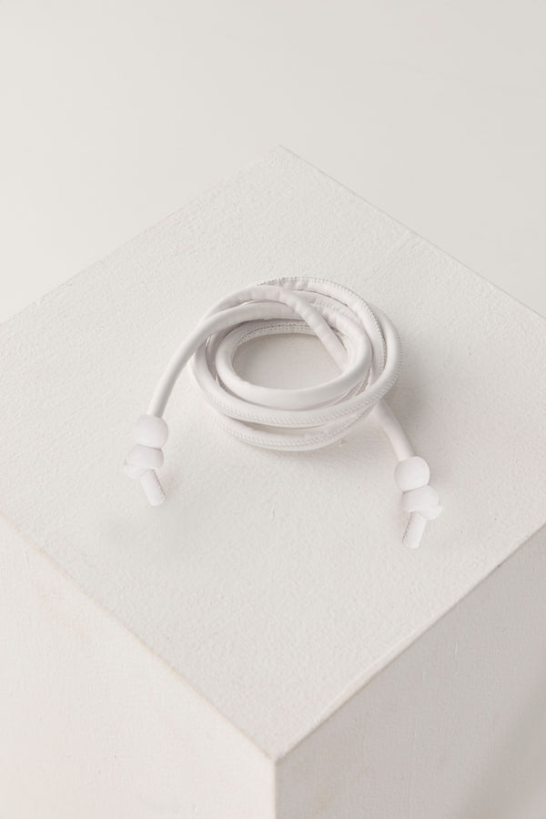 Asena Belt | White Leather