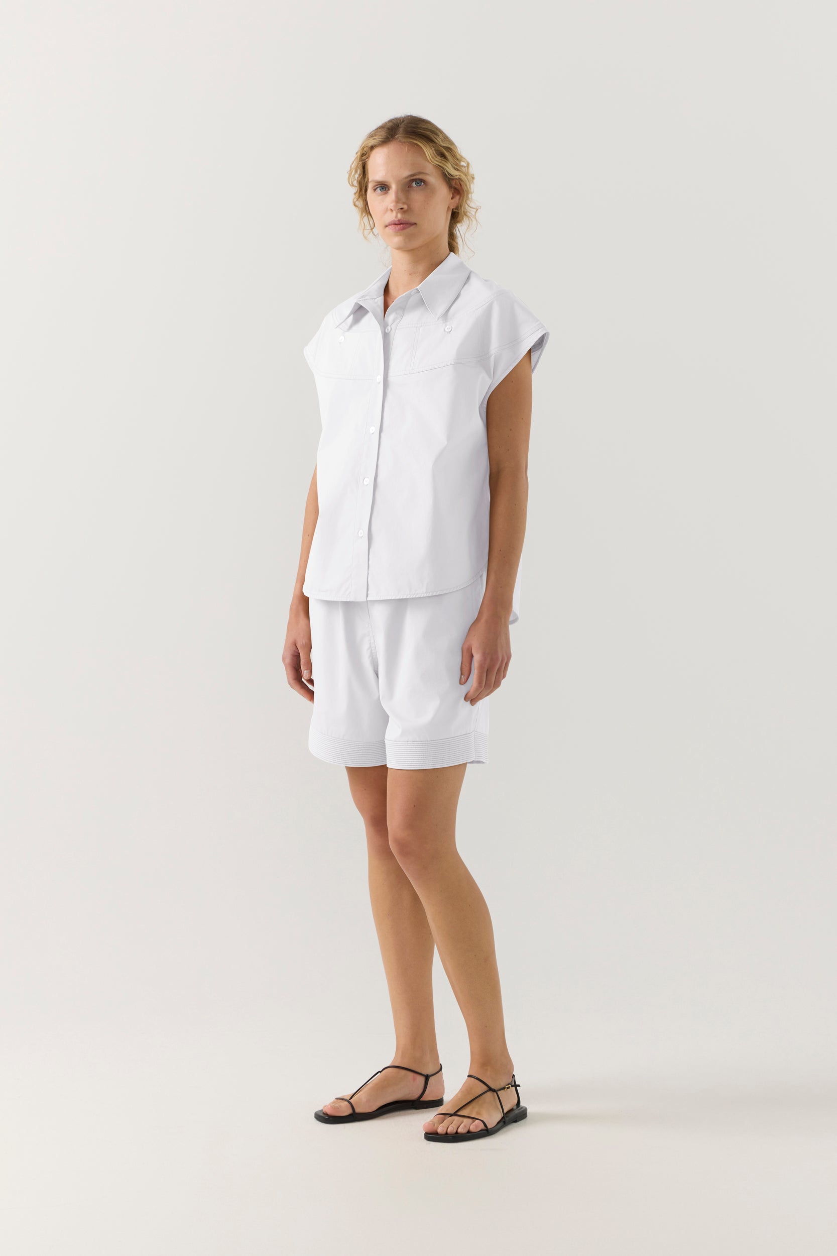 Brooklyn Shirt | White Poplin