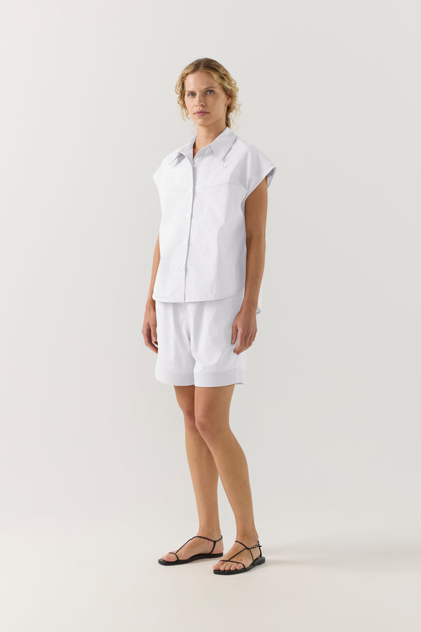 Brooklyn Shirt | White Poplin