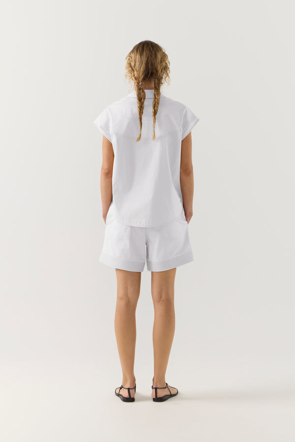 Brooklyn Shirt | White Poplin