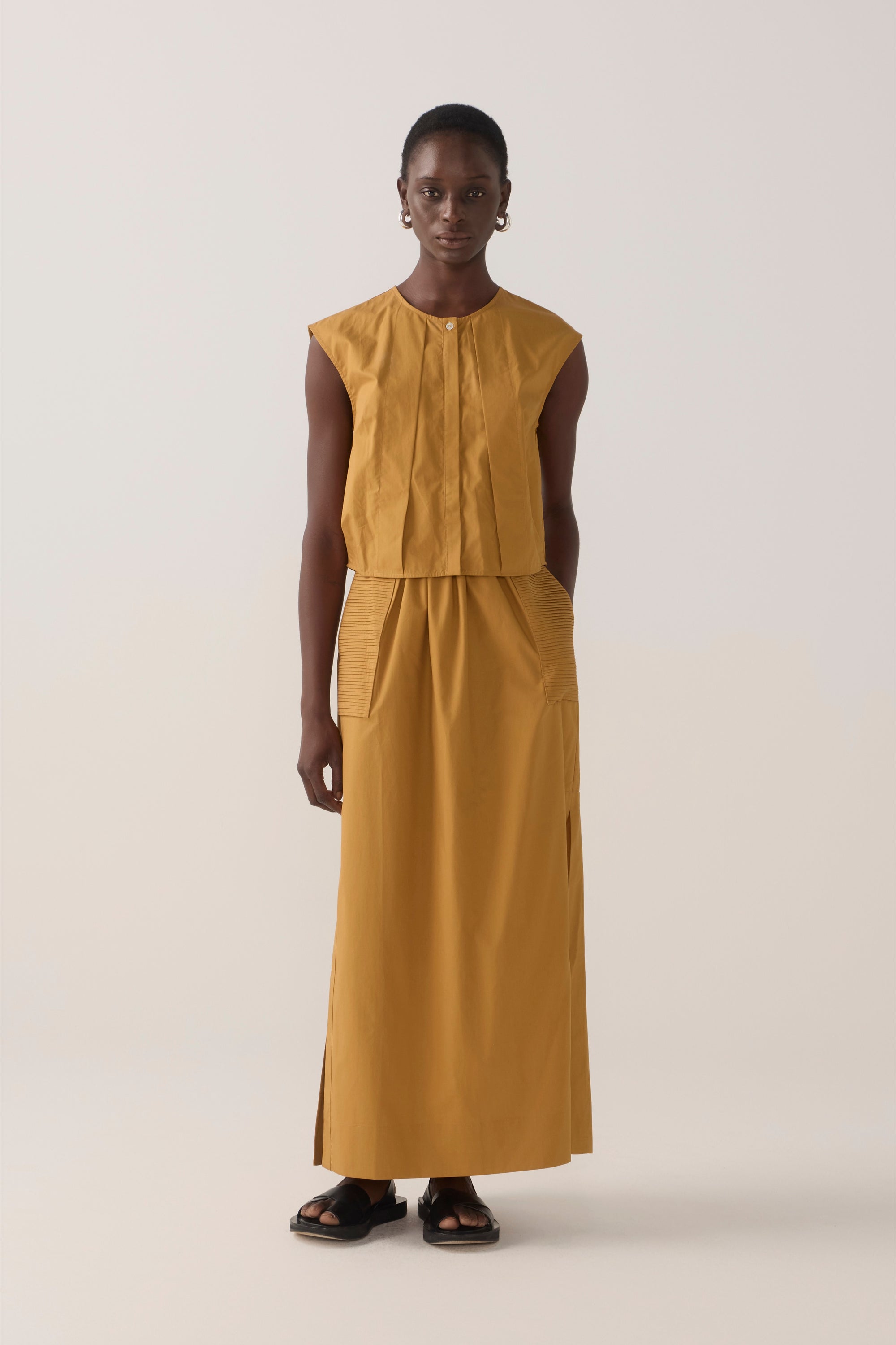 Bettina Skirt | Ginger Cotton Tencel