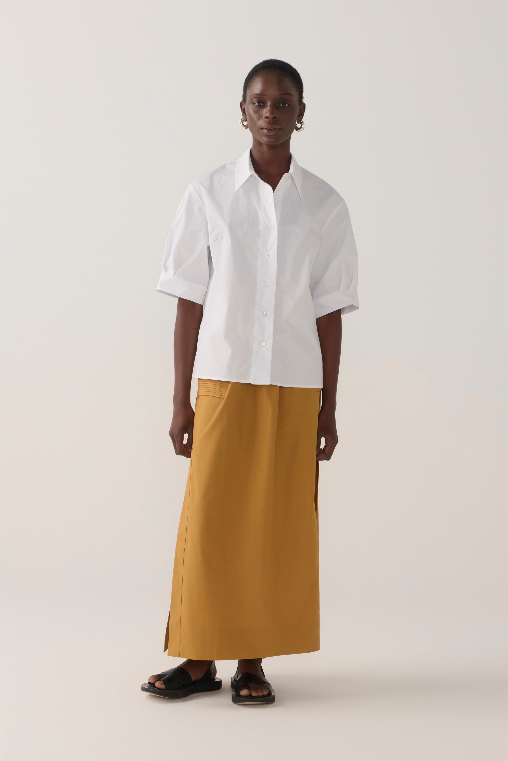 Bettina Skirt | Ginger Cotton Tencel