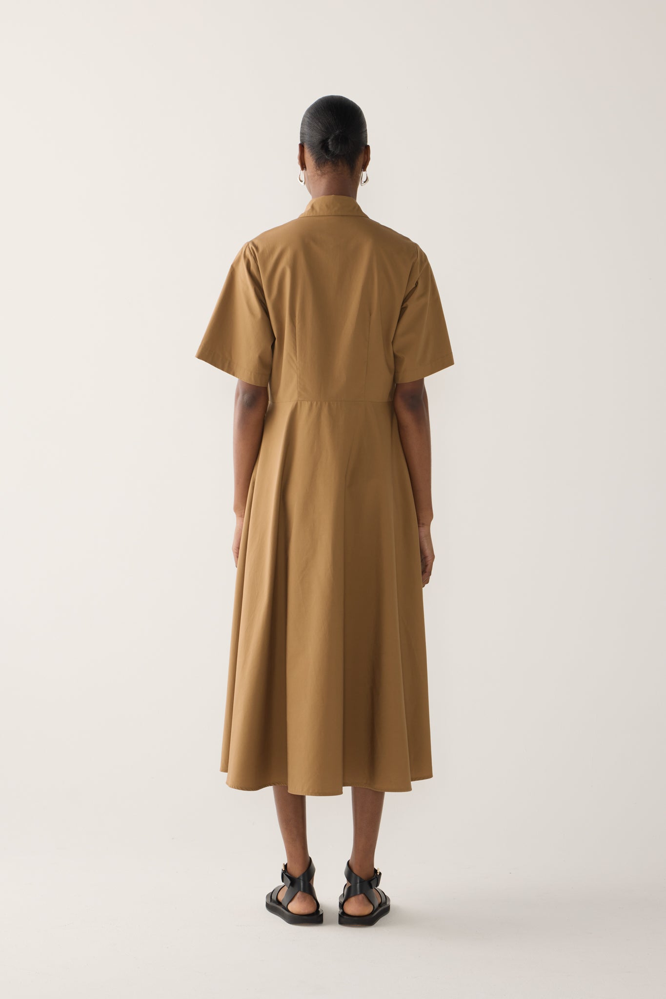 Calliope Dress | Cocoa Cotton Tencel
