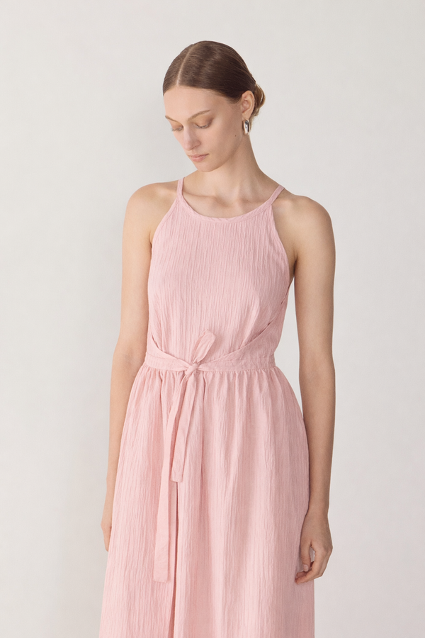 Chelsea Dress | Rose Textured Stripe
