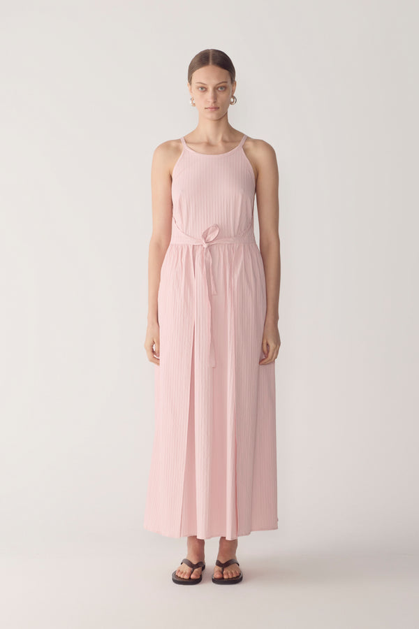 Chelsea Dress | Rose Textured Stripe