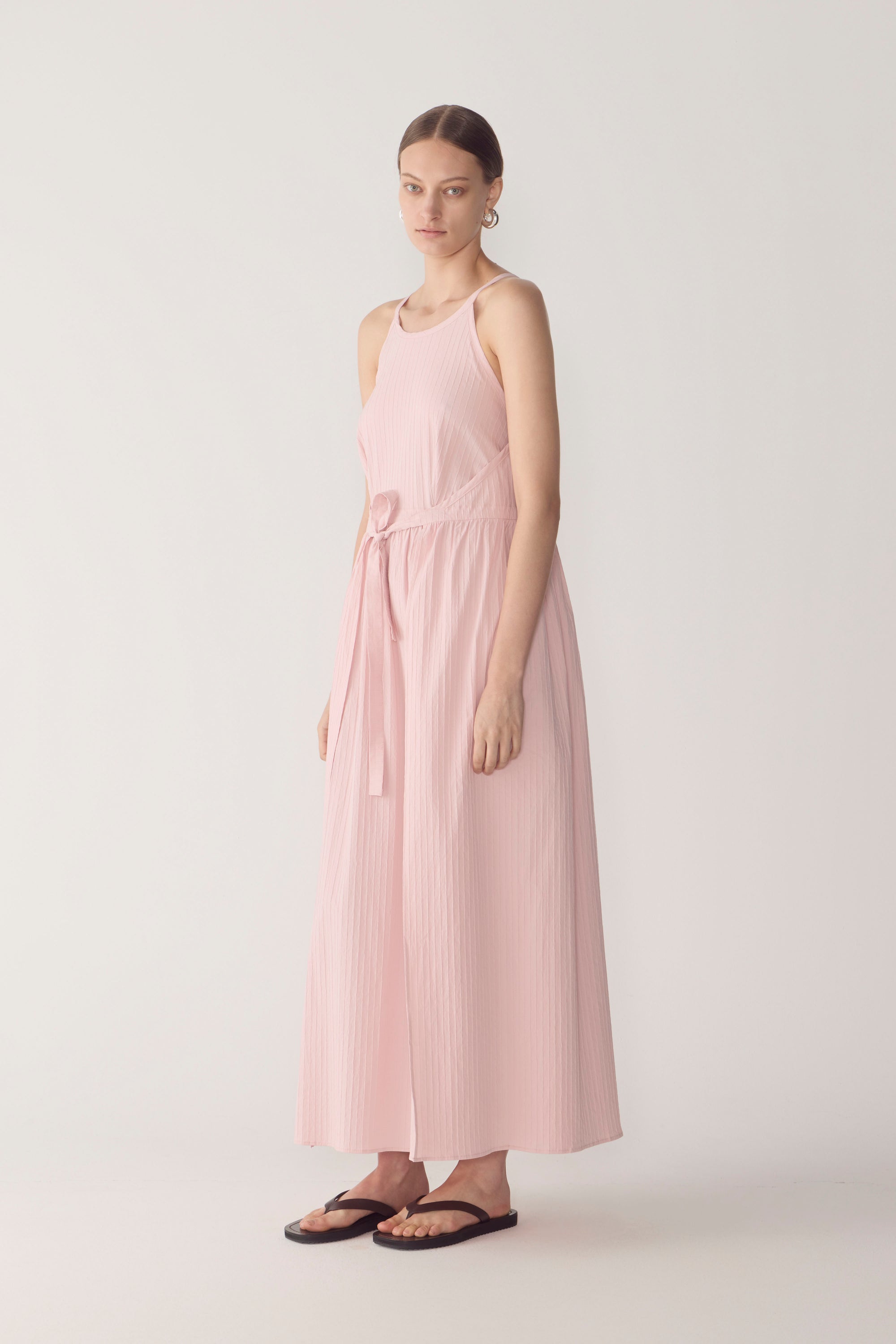 Chelsea Dress | Rose Textured Stripe