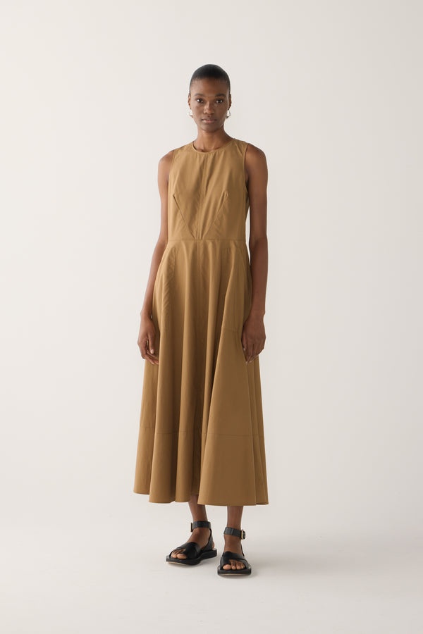 Crimson Dress | Cocoa Cotton Tencel