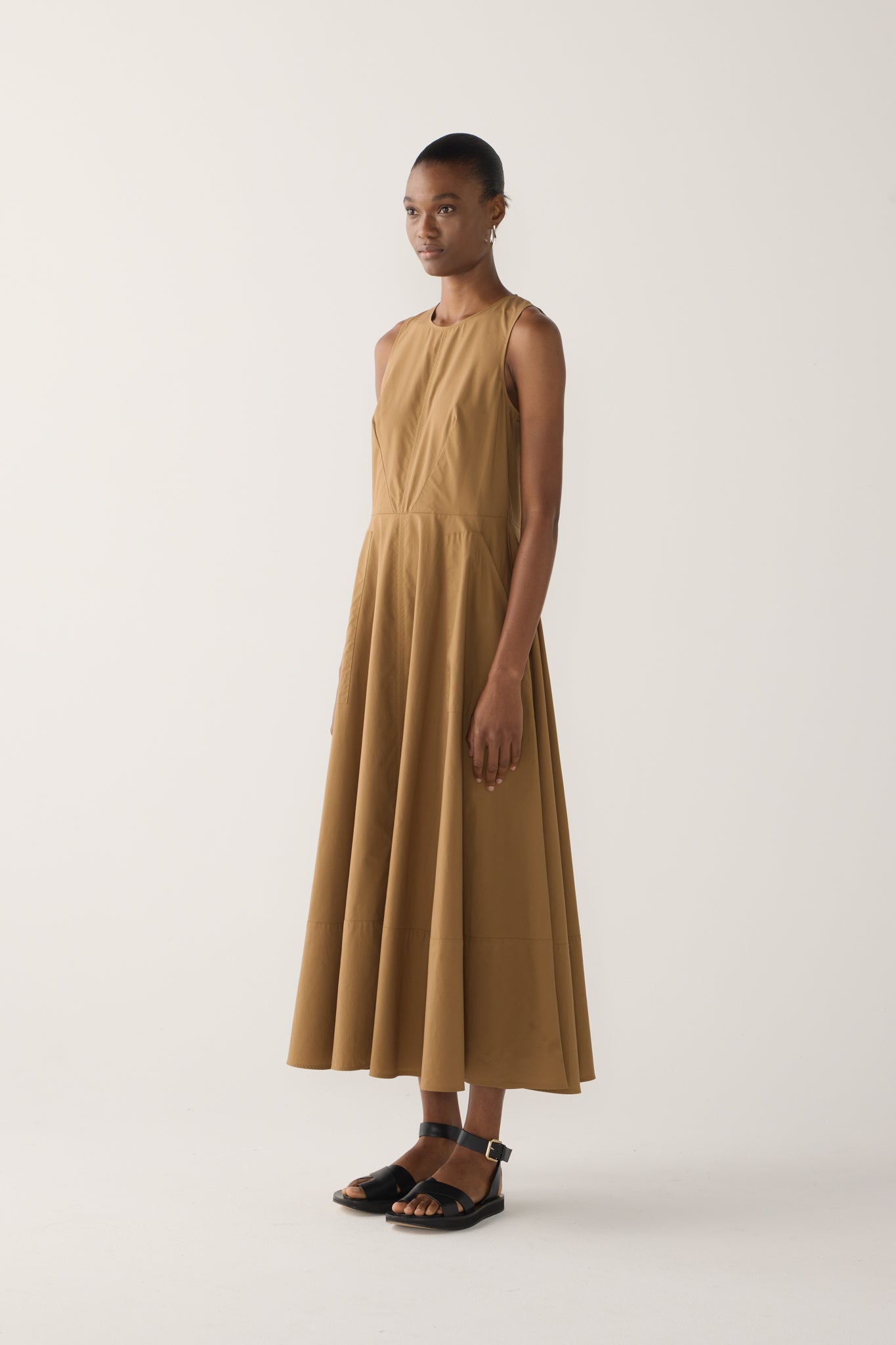 Crimson Dress | Cocoa Cotton Tencel