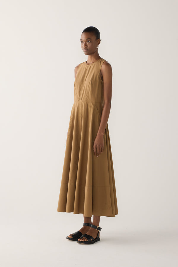 Crimson Dress | Cocoa Cotton Tencel