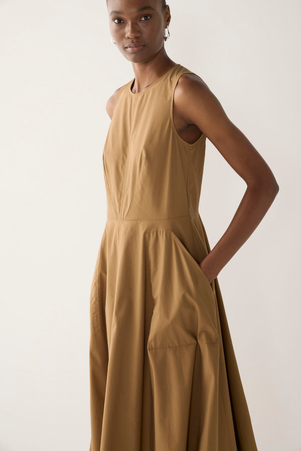 Crimson Dress | Cocoa Cotton Tencel