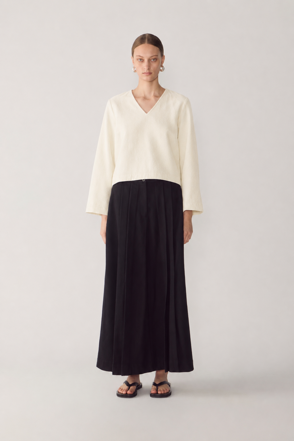 Avery Top | Ivory Wool Blend