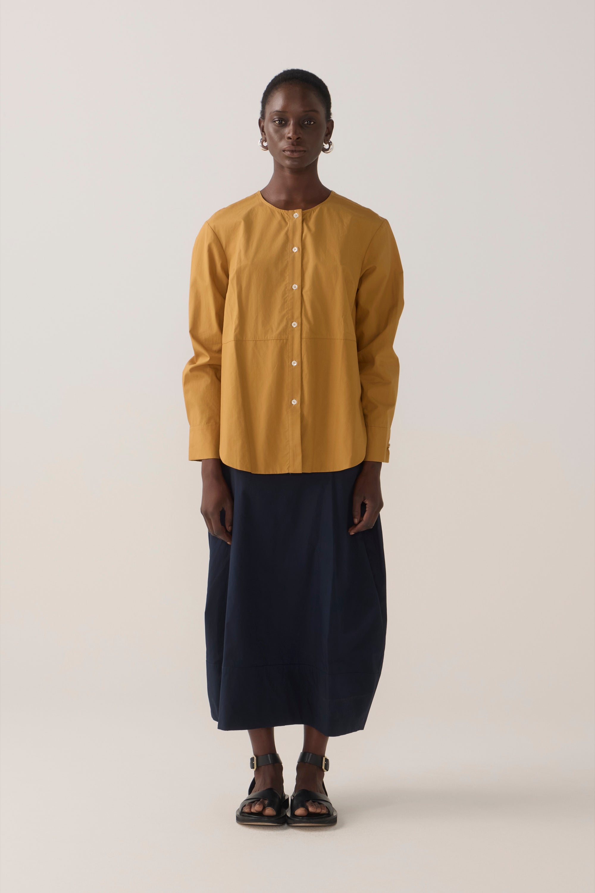 Clarissa Shirt | Ginger Cotton Tencel