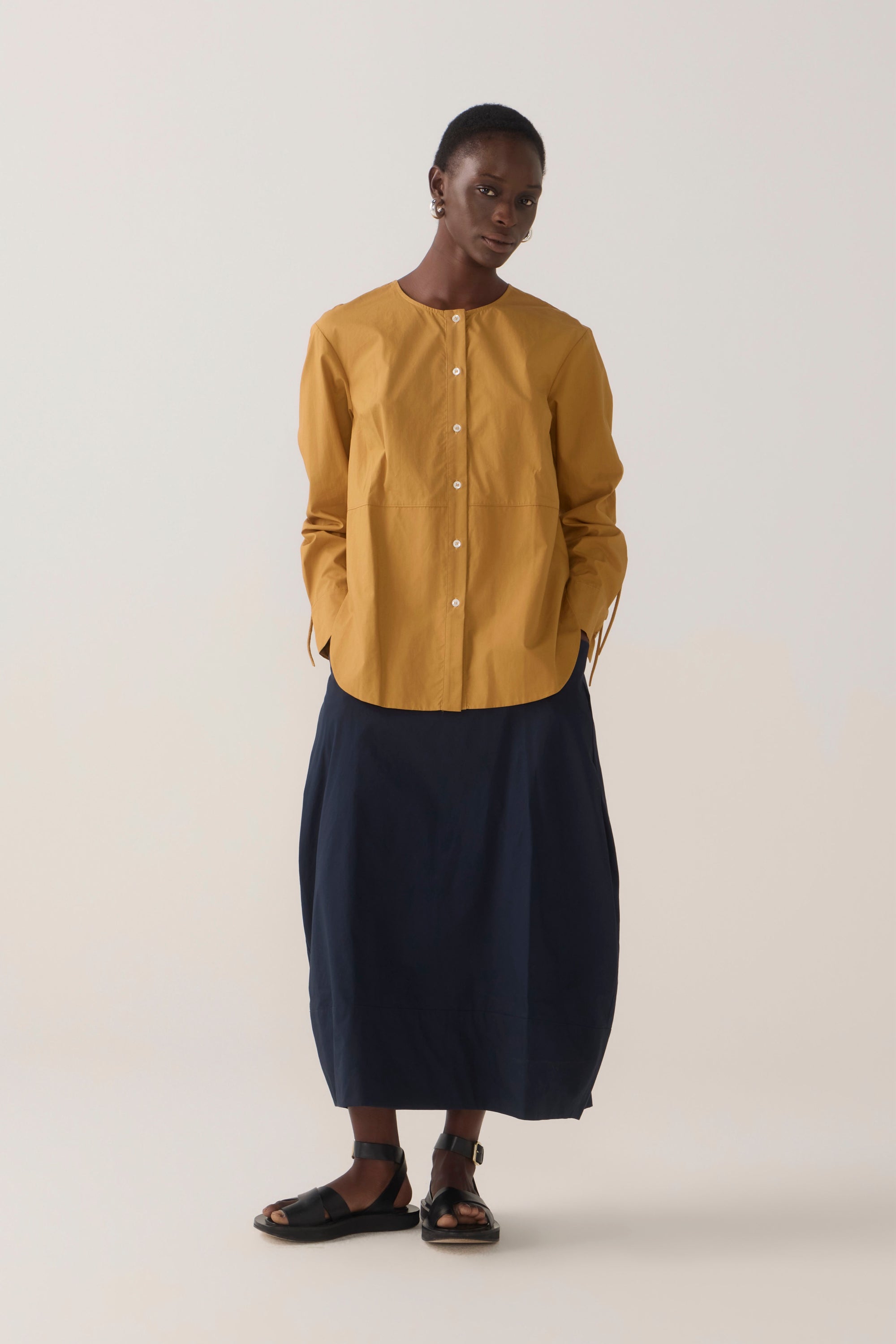 Clarissa Shirt | Ginger Cotton Tencel