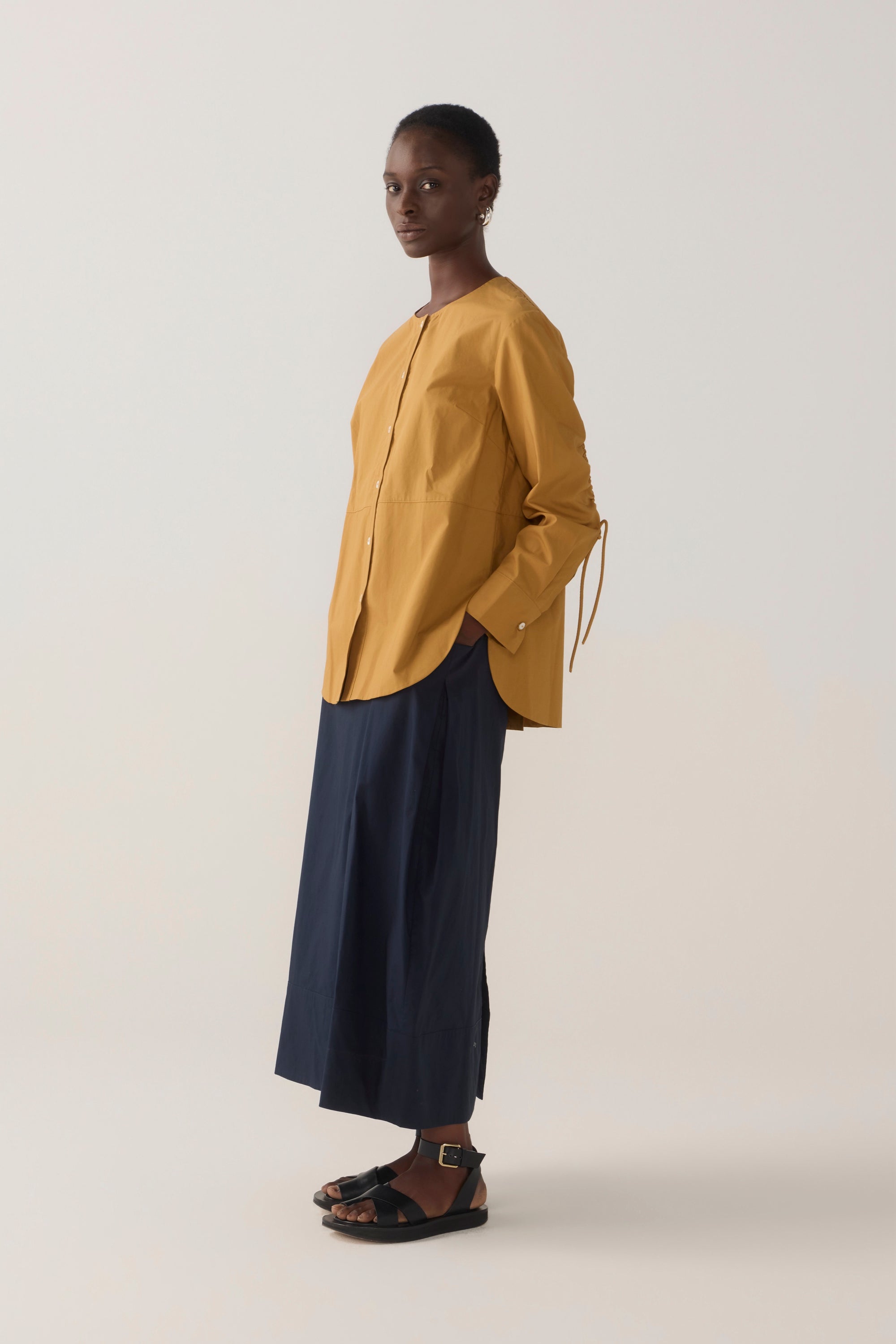 Clarissa Shirt | Ginger Cotton Tencel