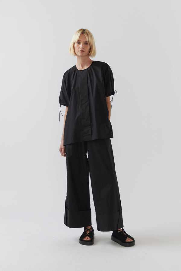 Skye Pant | Black Poplin