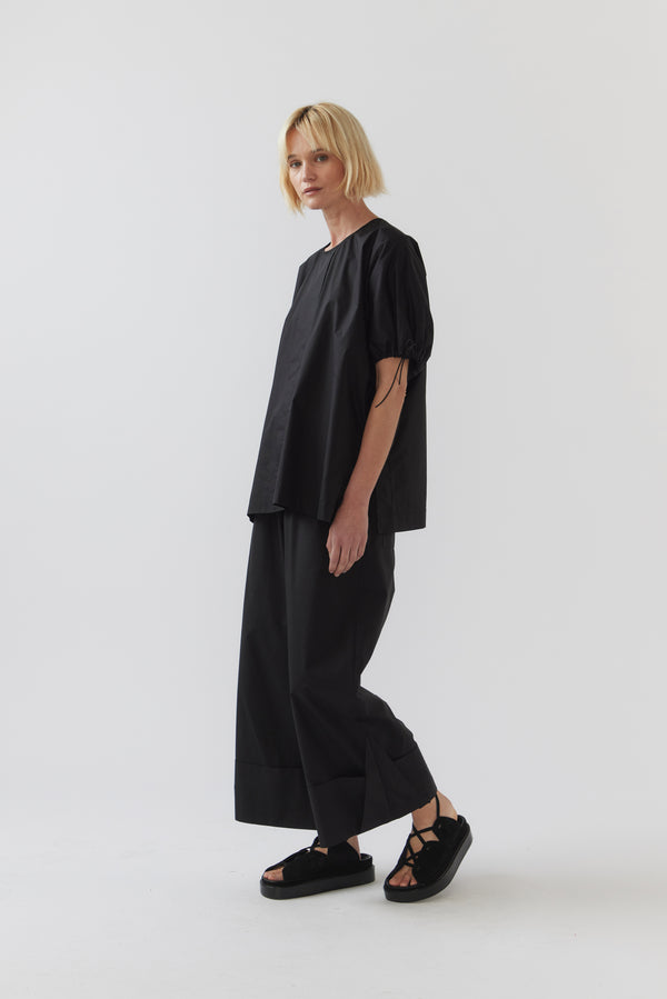 Skye Pant | Black Poplin