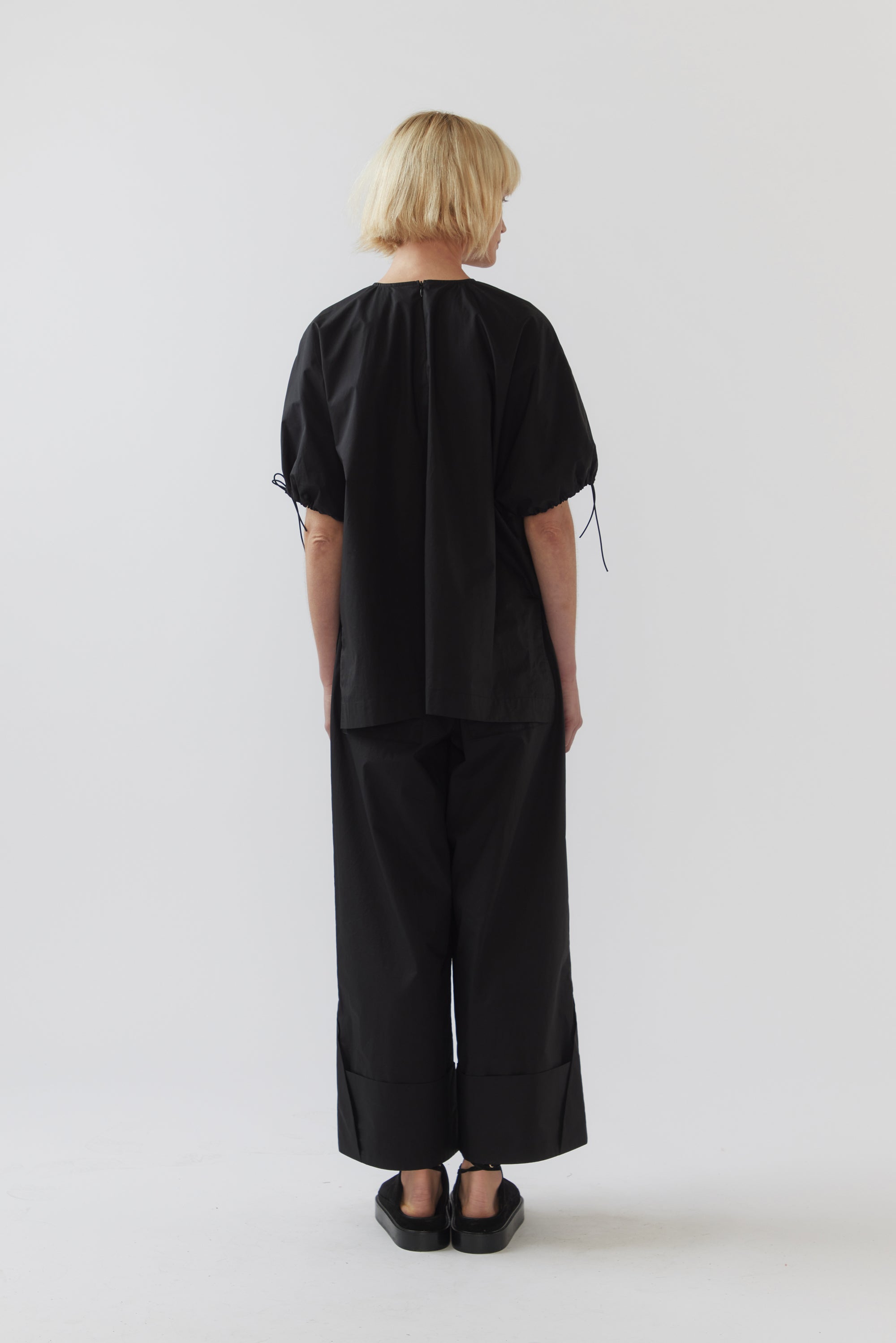 Skye Pant | Black Poplin