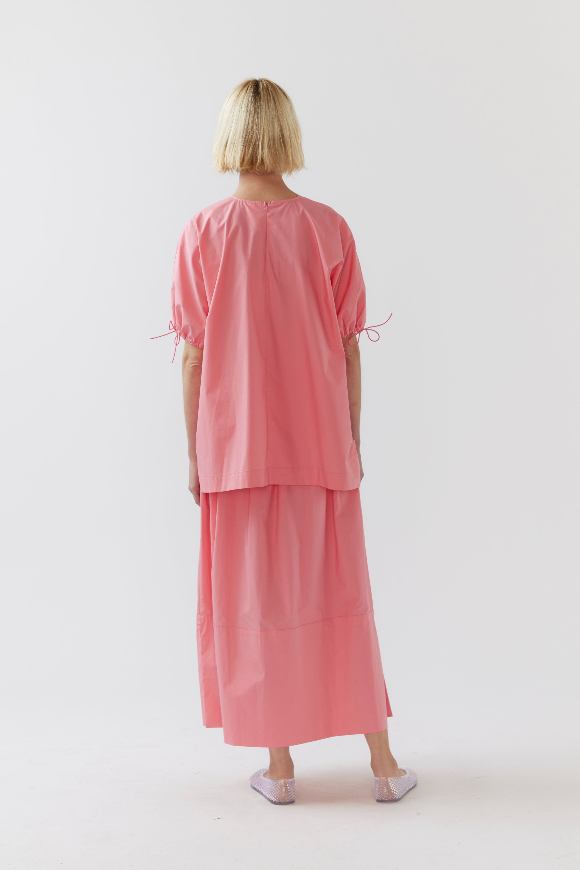 Ulla Skirt | Strawberry Pink Poplin