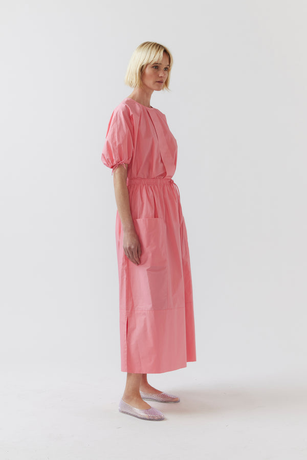 Ulla Skirt | Strawberry Pink Poplin