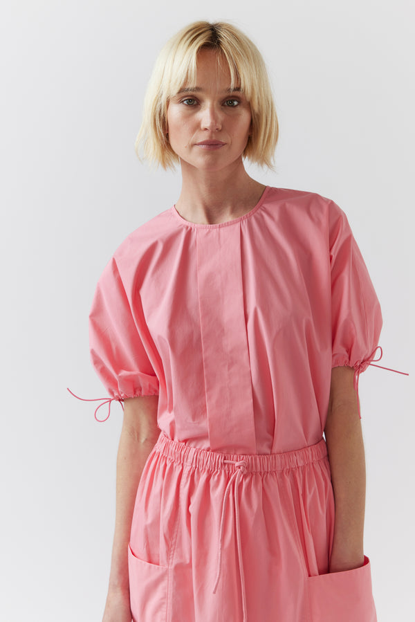 Ulla Skirt | Strawberry Pink Poplin