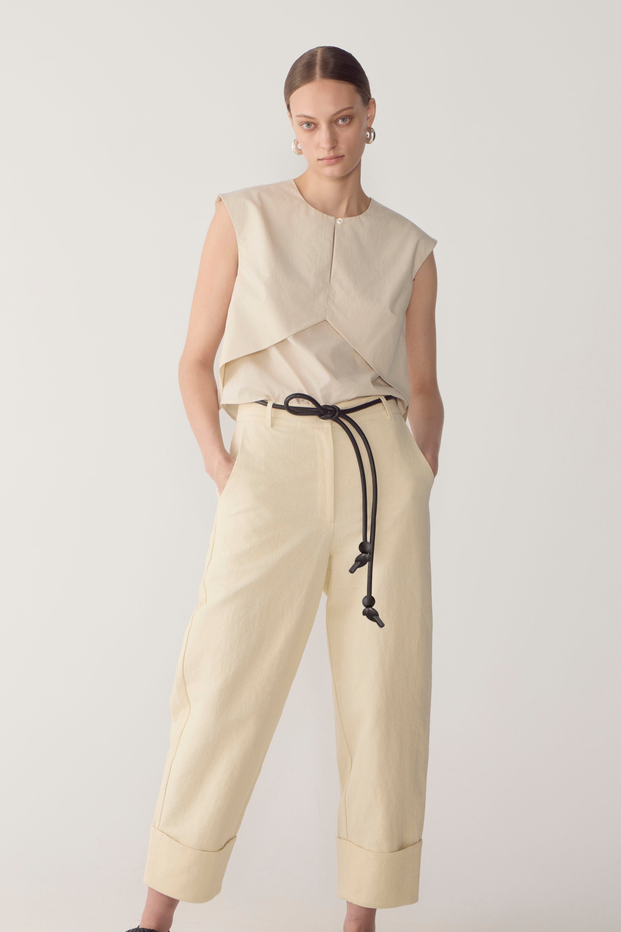 Asena Belt | Black Leather
