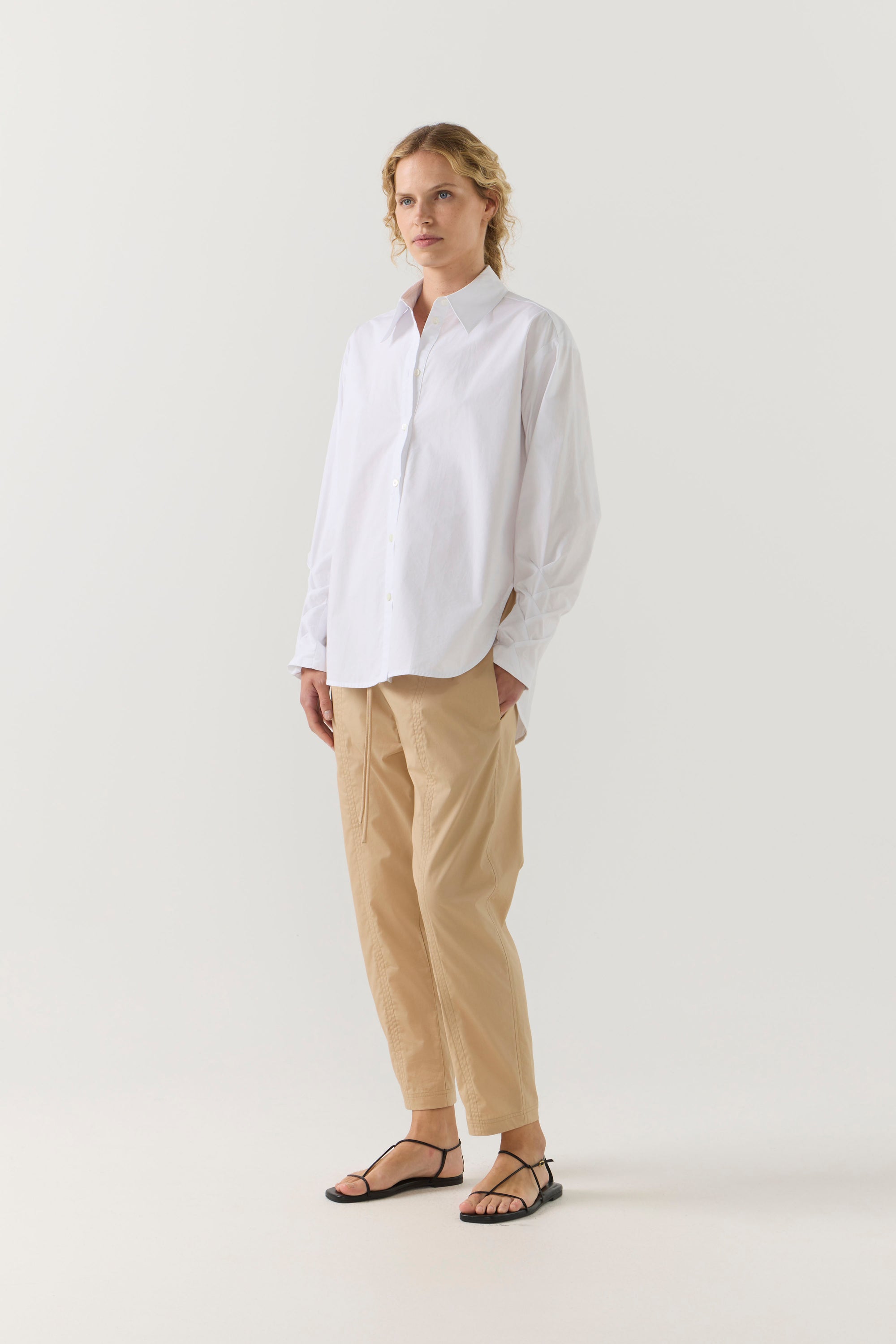 Didi Shirt | White Poplin