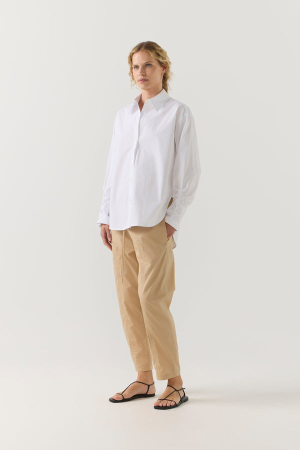 Didi Shirt | White Poplin