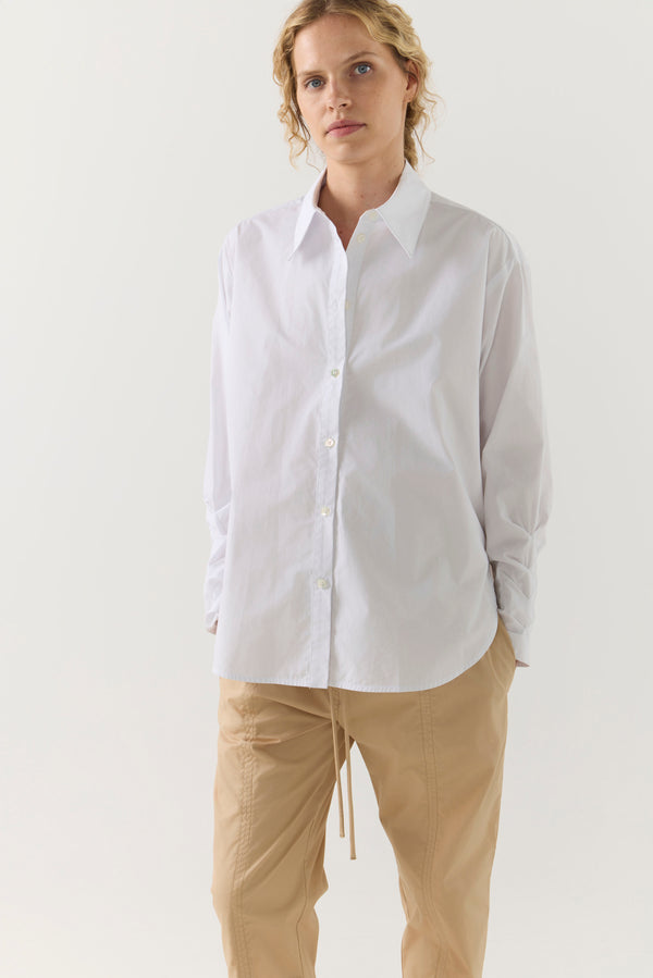 Didi Shirt | White Poplin