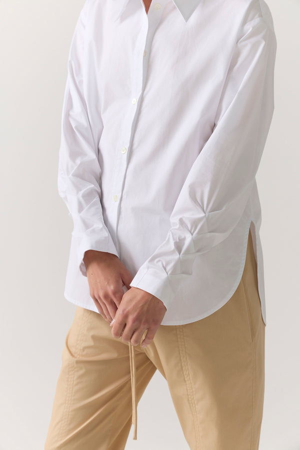 Didi Shirt | White Poplin