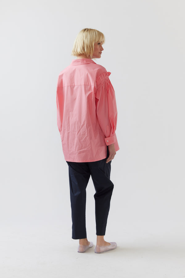 Eddie Shirt | Strawberry Pink Poplin