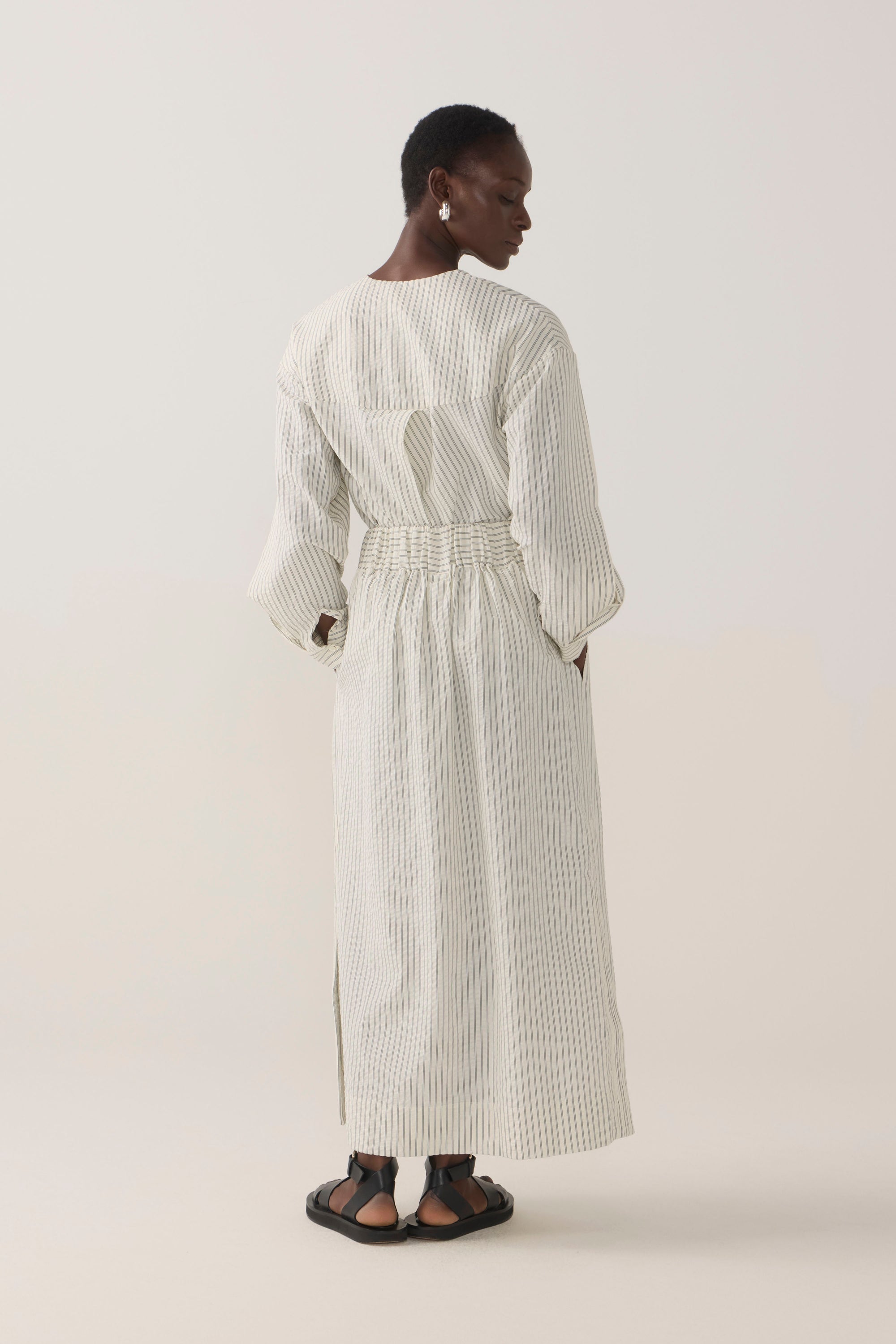 Brooke Skirt | Basil Stripe Seersucker