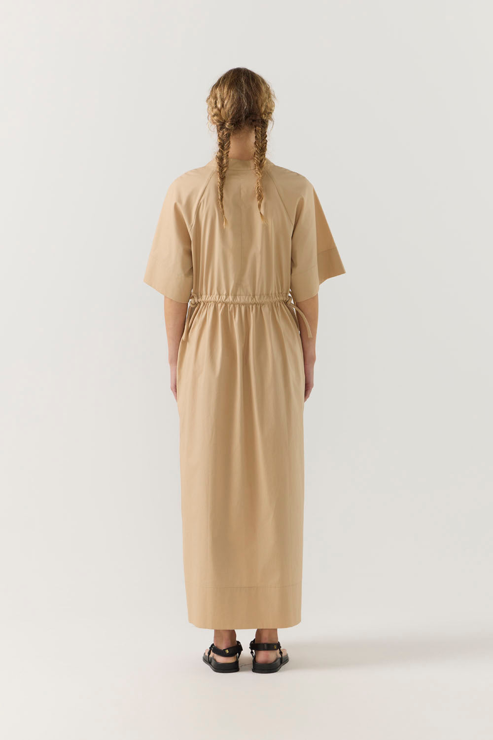 Eliza Dress | Sand Poplin