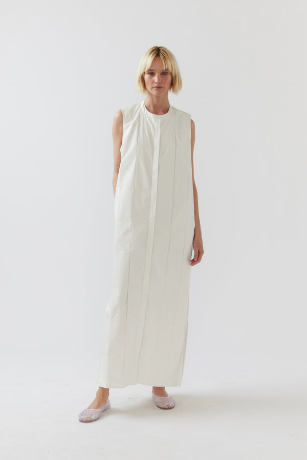 Ellie Dress | White Poplin