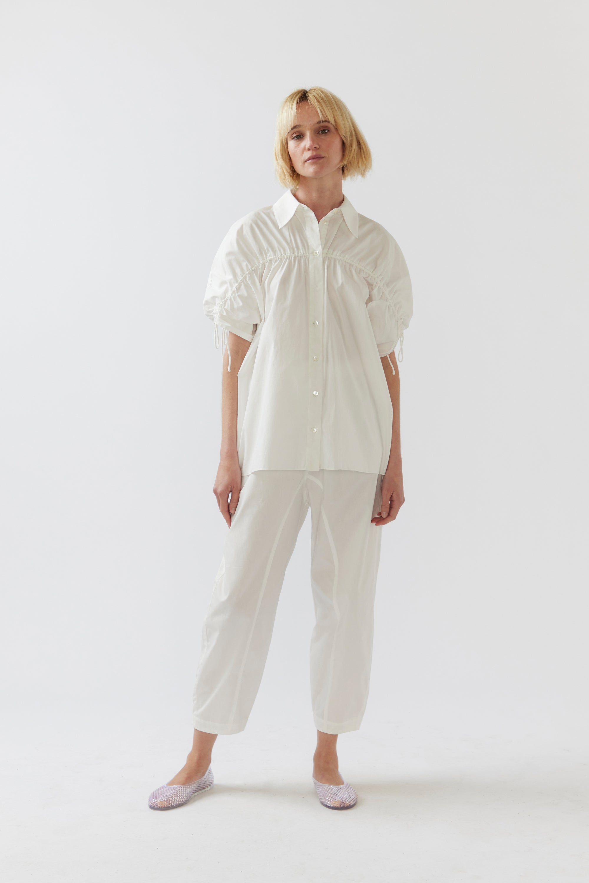 Ember Shirt | White Poplin