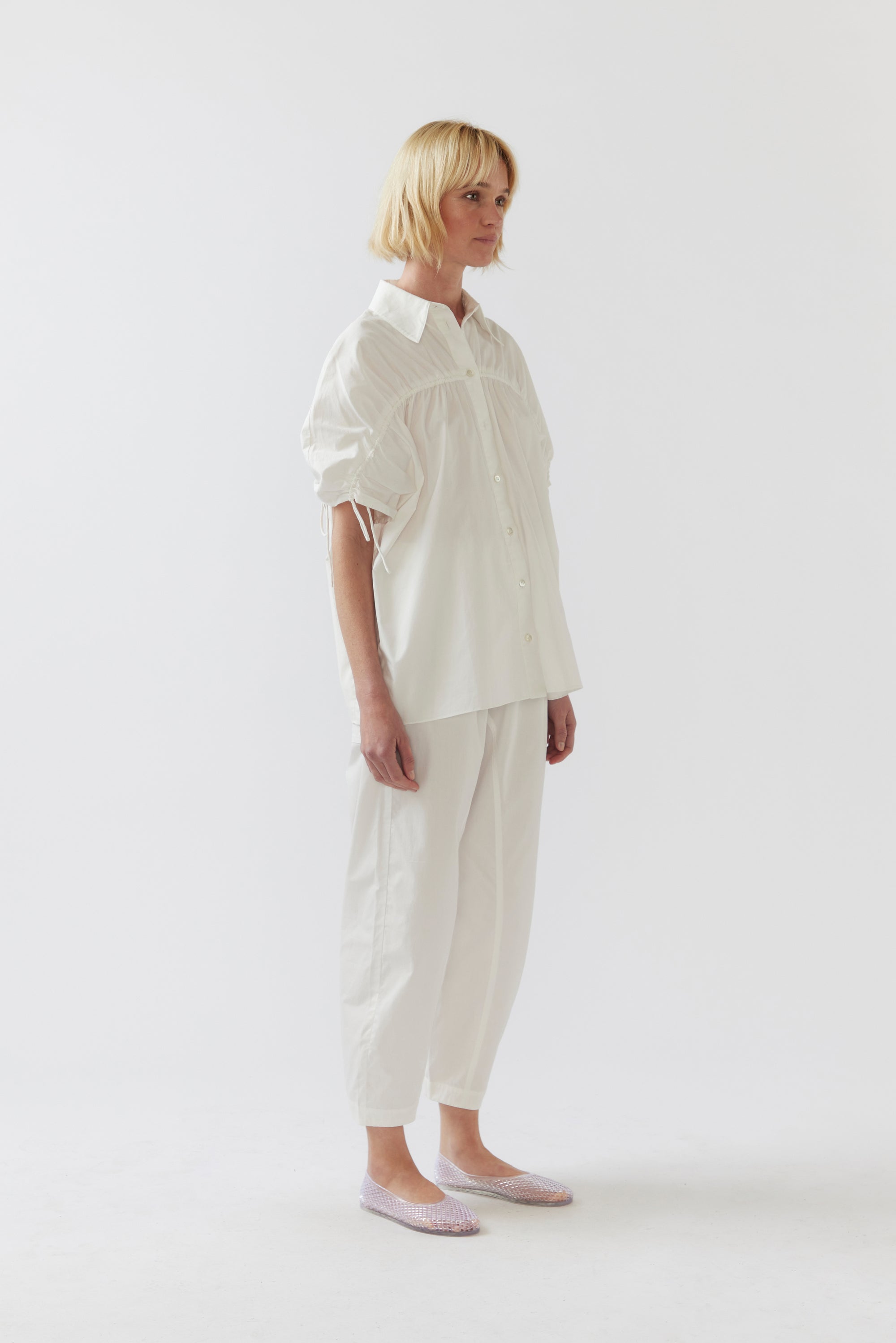 Jolie Pant | White Poplin