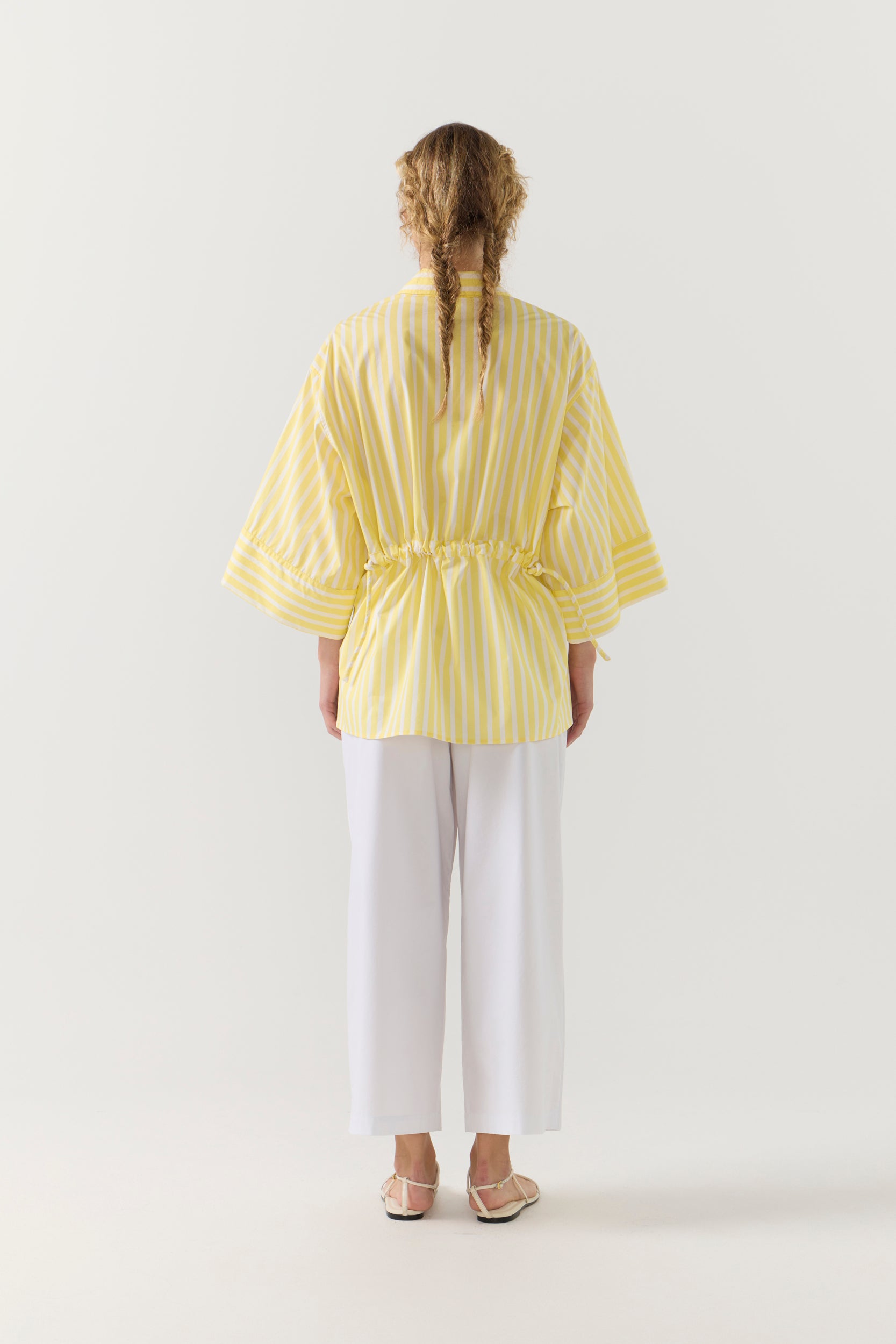 Sabine Pant | White Poplin
