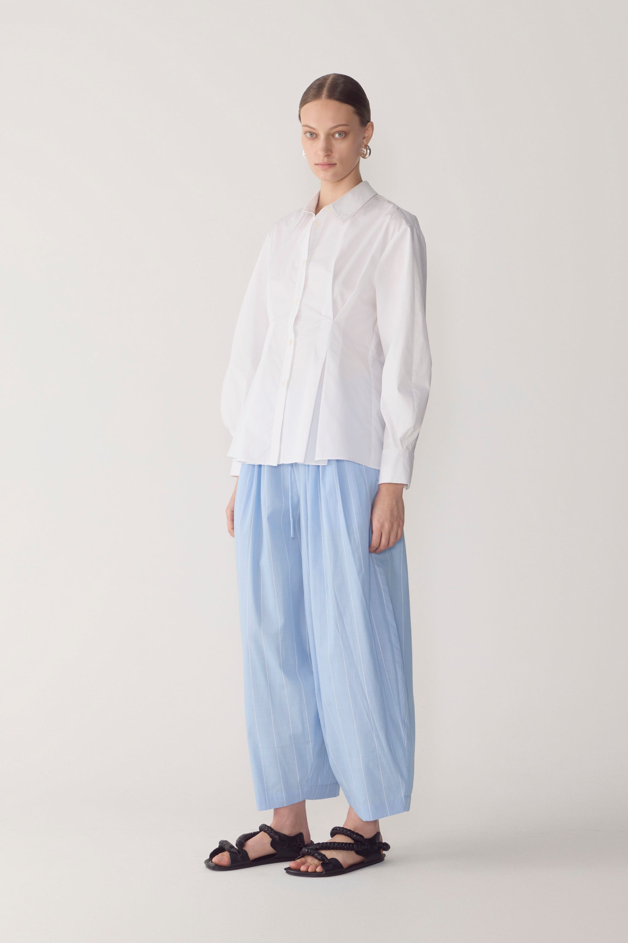 Finley Shirt | White Poplin